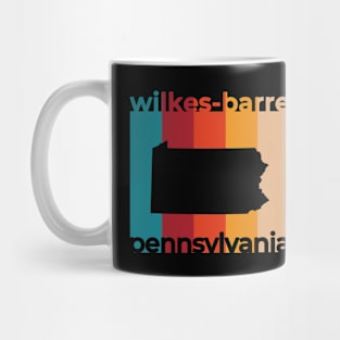 Wilkes-Barre Pennsylvania Retro Mug